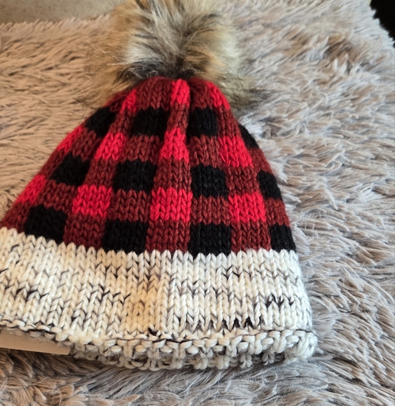 Panache Multicolored Stocking Hat with Pom Pom NWT - Picture 10 of 12